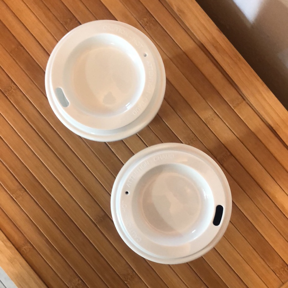(2) Starbucks reusable 16oz plastic tumblers - Picture 5 of 5